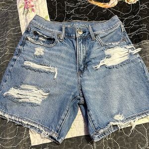 American eagle jean short size 0